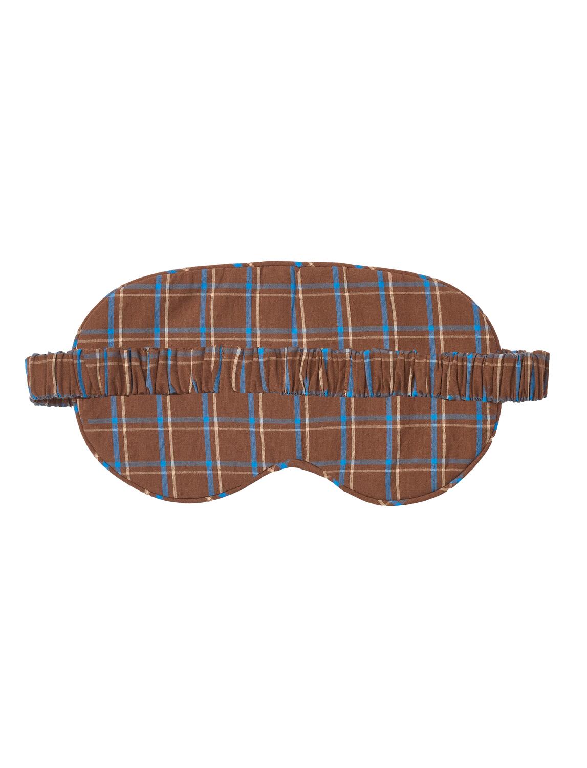 Selma sovemaske - Chestnut